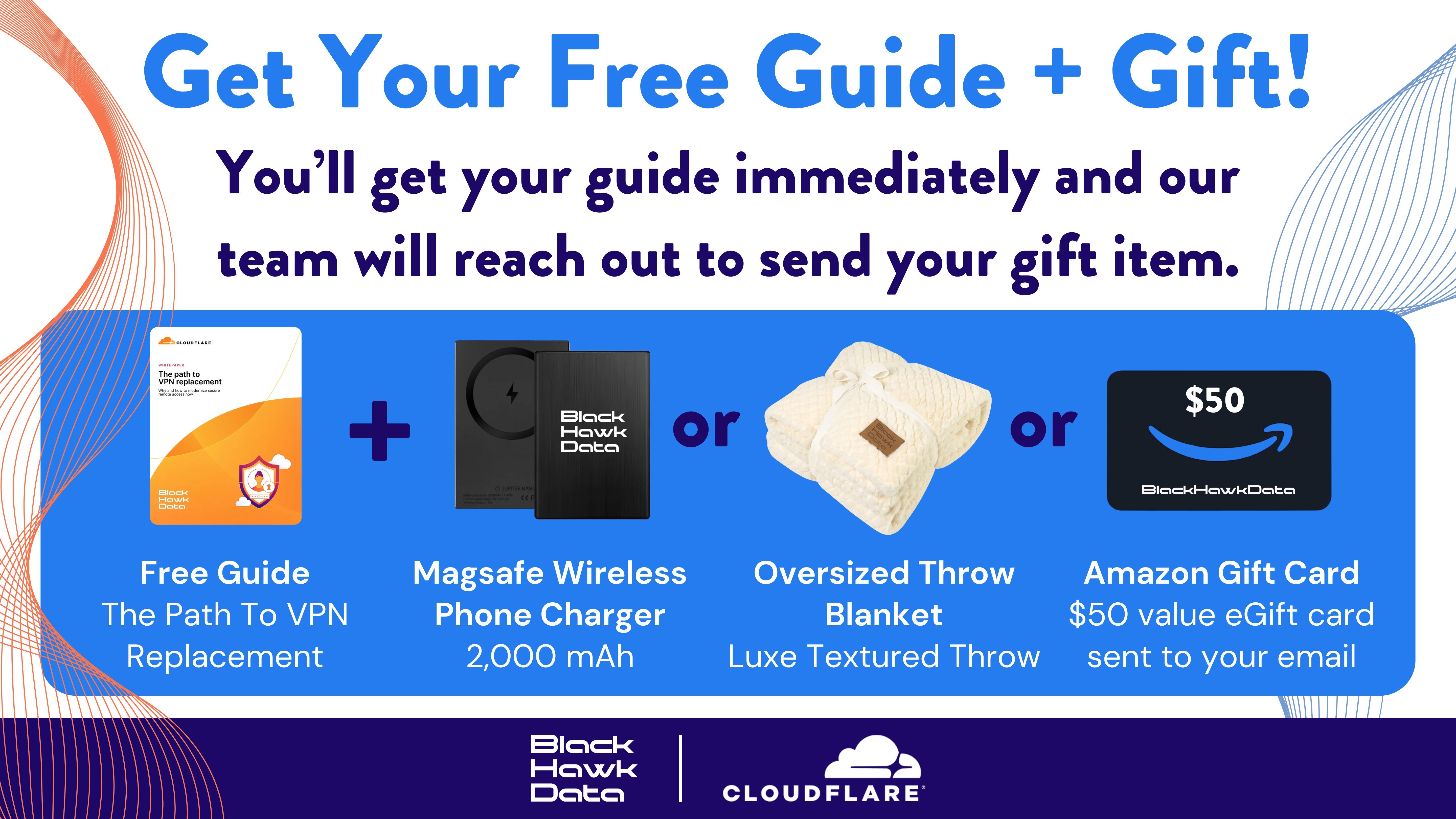 VPN Replacement Form with Doc and Gifts with Logos